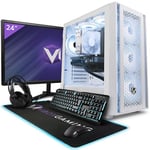 Vibox VII-109 PC Gamer - 24 Écran Pack - Intel i7 13700F Processeur 5.2GHz - Nvidia RTX 4060 8Go - 16Go RAM - 1To NVMe M.2 SSD - 600W PSU - Windows 11 - WiFi
