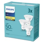 Philips 3-pack Led Gu10 50w (4,7w) 345lm Vit