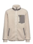 Borg Zip Through Cream Lyle & Scott Junior