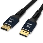 Angusplay 16K DisplayPort 2.0 3m Cable Supports 16K@60Hz, 10K@60Hz, 8K@60Hz, 4K@165Hz, 4K@144Hz, 80Gbps, Dynamic HDR for Monitor Video Graphics Card etc (3metres)