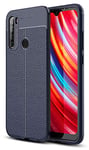 Hülle® Firmness and Flexibility Case Compatible for Xiaomi Redmi Note 8T(Dark Blue)