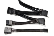be quiet! MULTI POWER CABLE CM-61050 - Câble d'alimentation - connecteur mini-alimentation 4 broches, alimentation SATA - 100 cm - noir