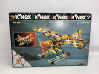 Knex 472 Pieces Connector Set 1995 sea Plane  hydroplane Models Vintage 