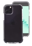 Go Import ® Clear Case for iPhone 11 Pro, Shockproof Slim Thin Hard Back with Silicone Bumper 11 Pro Phone Cover- Clear (black)