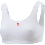 castelli 4518550 ROSSO CORSA BRA Women's Sports bra WHITE BLACK M