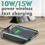 10w/15w Qi Wireless Charger Fast Charging Dock Stand For Iphone D White 15w