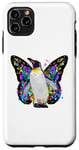 iPhone 11 Pro Max Penguins can fly colorful butterfly wings penguin Case