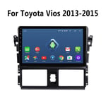 SADGE Navigation GPS Lecteur Autoradio vidéo Radio stéréo Voiture - pour Toyota Vios 2013-2015, avec Bluetooth WiFi Dsp Mp3 10,1 Pouces à écran Tactile