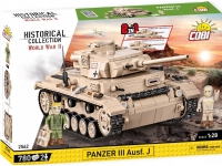 COBI 2562 Historical Collection WWII Tysk medium tank Panzer III Ausf. J 780 blokker