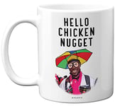 Stuff4 Funny Mugs - Hello Chicken Nugget Mug - Joke Novelty Gifts for Men, Rude Meme Mug, Funny Gifts for Women, Funny Birthday Gifts for Him Her, 11oz Ceramic Dishwasher Safe Mugs