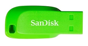 SanDisk Clé USB 2.0 64 Go Cruzer Blade Flash Drive - Electric Green
