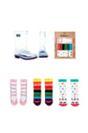 Mini Transparent Welly Boots and Sock Package
