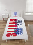 England FA Reversible White Kids Bedding Set- Single