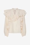 Y.A.S - Blus yasMaya LS Top - Ex - Grå