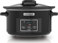 Crockpot Lift and Serve Digital Slow Cooker with Hinged Lid and Programmable Cou