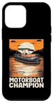 iPhone 12 mini Motorboat Champion Lake Life Boat Parade Champ Motorboating Case