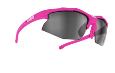 Bliz Hybrid Smallface Sykkelbriller Rosa Med Ekstra Linser