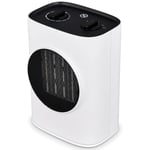 Ceramic PTC Fan Heater 2 Heat Settings & Adjustable Thermostat 1.8kW