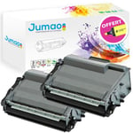 2 Toners type Jumao compatibles pour Brother HL-L5000D L5100DN L5200DW L6300DW