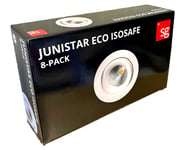 SG Junistar Eco IsoSafe 8-pack Hvit 6W LED DimToWarm