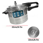5LItre Pressure Cooker Aluminum  3/5L Kitchen Catering Home Cookware Duel Handle