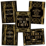 Roaring 20s Poster Photo Booth Props Sign 16x12"
