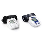 Automatic Medical Digital Upper Arm Blood Pressure Monitor Heart B English Blue Without Voice