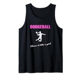 Funny Dodgeball for women throw it like a girl Tank Top