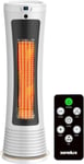 Senelux Tower Space Heater, 2000W Portable Electric Ceramic Fan Heater, 3 Heat