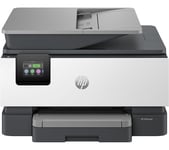 HP OfficeJet 9120e All-in-One Wireless Inkjet Printer with Fax & Instant Ink with HP, White,Silver/Grey