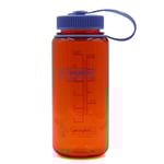 Nalgene Bouteille d'eau – Gourde légère en Tritan sans BPA incassable pour randonnée, gym, 473,6 g, large ouverture, orange marmelade