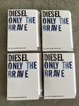 4 X DIESEL ONLY THE BRAVE 4 X 1.2ml EDT POUR HOMME SAMPLE SPRAYS New💙🆕