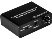 Cabletech Audio converter from optical digital signal to analog with a connection for headphones