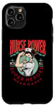 Coque pour iPhone 11 Pro Nurse Power Saving Life Is My Job Not All Heroes Wear Capes