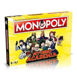 Winning Moves - Monopoly, My Hero Academia, Jeu de Plateau et Italien