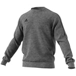 adidas CORE18 SW Top Sweat-Shirt Mens, Dark Grey Heather/Black, S