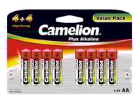 Camelion Plus Alkaline Lr6 Bp8 (4+4) - Batteri 8 X Aa-Typ - Alkaliskt - 2700 Mah