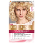 L'Oréal Paris Excellence Crème Permanent Hair Dye (Various Shades) - 10 Natural Baby Blonde