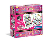 Clementoni 18634 Crazy Chic Message Bracelets Jewellery Kit for Children, Ages 7 Years Plus
