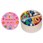 New Classic Toys Boîte de Perles Jeu Éducatif pour Enfants, 571, Multi Color, 640 pièces