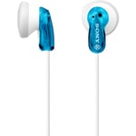 Sony Fontopia MDR-E9LP Wired Earbuds - Blue 3.5mm Jack - 13.5mm Driver Unit - Neodymium Magnet for Powerful Bass - 2x Earpads Included