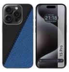 Housse En Silicone Compatible Avec L'IPhone 15 PRO (6.1) Design Cuir 02 Dessins