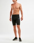 2XU Run Dash Compr Shorts M - BLK/DNF - S