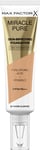 Max Factor Miracle Pure Foundation 45 Warm Almond