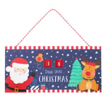 Christmas Countdown Plaque Santa And Friends Advent Calendar Festive Decoration