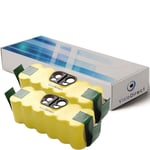 Lot de 2 batteries pour Irobot Roomba 650 aspirateur laveur autonome 3500mAh 14.4V - Visiodirect -