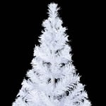 Kunstigt juletræ med lys og kuglesæt 180 cm 620 grene