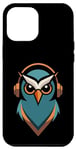 Coque pour iPhone 12 Pro Max Owl Groove Music Lover's Casque audio