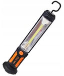 RICHMANN EXCLUSIVE Starkt arbetslampa COB LED 450LM + 25LM varningsblink, laddbar, magnet och krok, USB