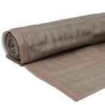 Brise vue jardin - Brise vue occultant - Rouleau Brise vue - WerkaPro 10825 - Brise Vue Renforcé Taupe - Tissage renforcé de 150gr/m2 - Rouleau de 1,8 m x 10 m - En polyéthylène